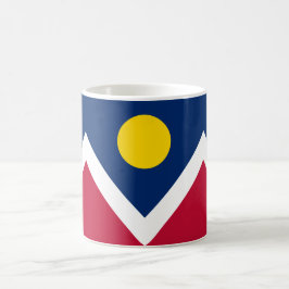 Flagge von Denver (Colorado, USA) Kaffeetasse