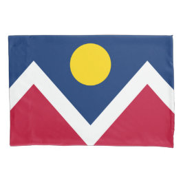 Flagge von Denver (Colorado, USA) Kissenbezug