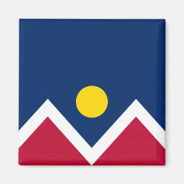 Flagge von Denver (Colorado, USA) Magnet