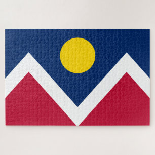 Flagge von Denver (Colorado, USA) Puzzle