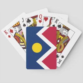 Flagge von Denver (Colorado, USA) Spielkarten