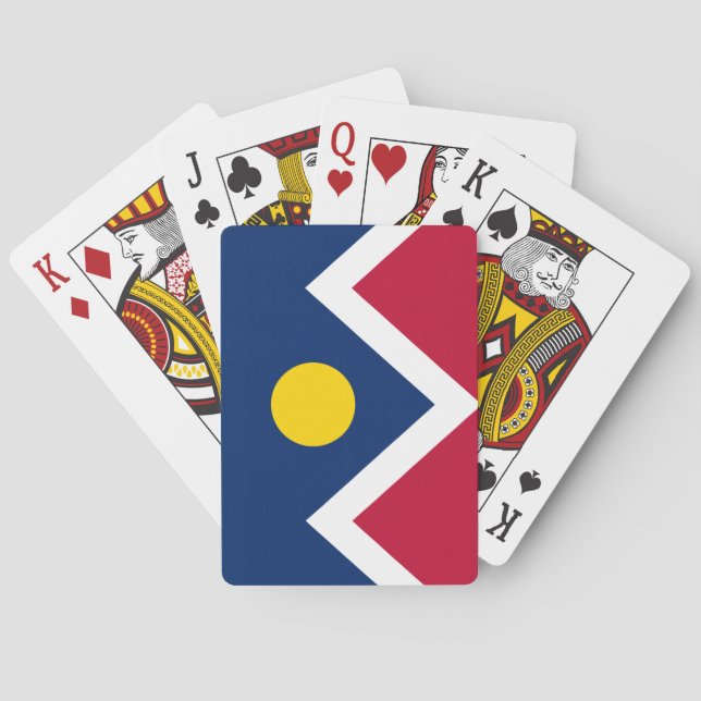 Flagge von Denver (Colorado, USA) Spielkarten (Rückseite)