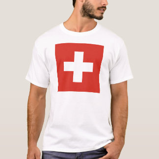 Flagge von der Schweiz die Nationalflagge der T-Shirt