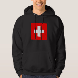 Flagge von der Schweiz Hoodie