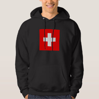Flagge von der Schweiz Hoodie
