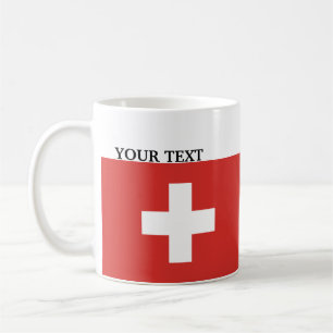 Flagge von der Schweiz Tasse