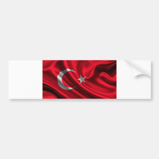 Flagge von der Türkei, türkische Flagge Autoaufkleber