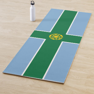 Flagge von Derbyshire (englischer Landkreis) Yogamatte