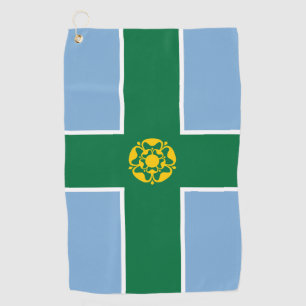 Flagge von Derbyshire Golfhandtuch