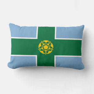 Flagge von Derbyshire (Landkreis von England, UK) Lendenkissen