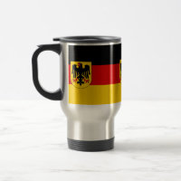 Flagge von Deutschland - Bundesdienstflagge
