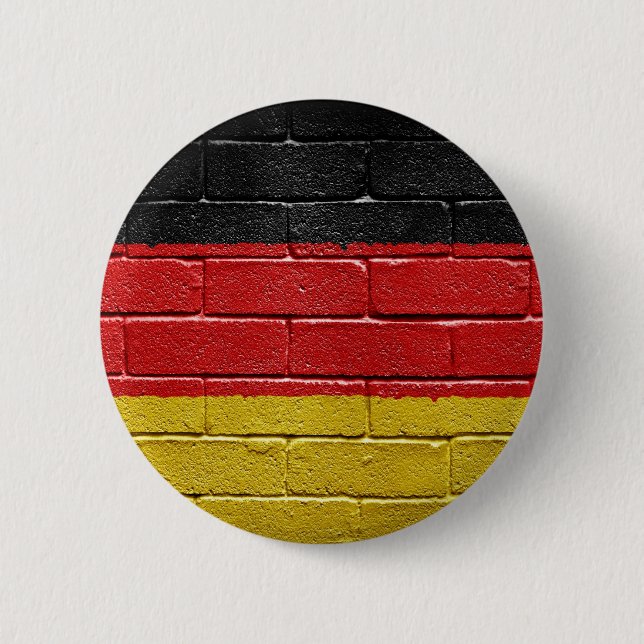 Flagge von Deutschland Button (Vorderseite)