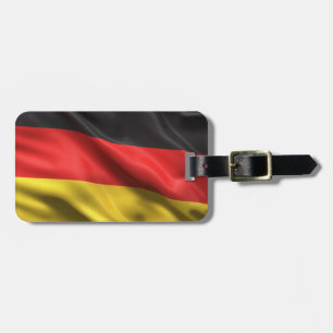 Flagge von Deutschland Gepäckanhänger