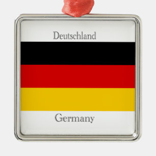 Flagge von Deutschland-Verzierung Ornament Aus Metall