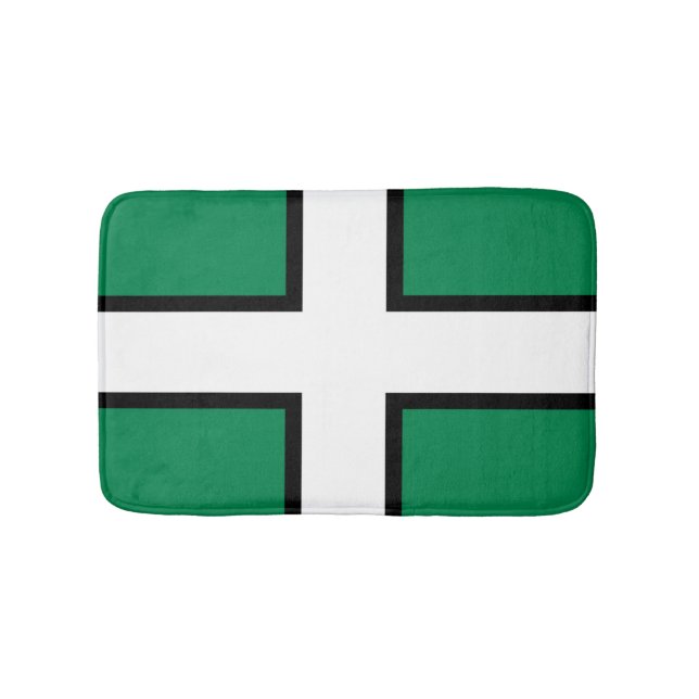 Flagge von Devon (Landkreis des Vereinigten Königr Badematte (Vorderseite)