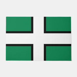 Flagge von Devon (Landkreis des Vereinigten Königr Fußmatte