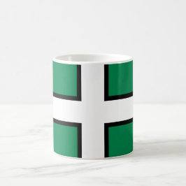 Flagge von Devon (Landkreis des Vereinigten Königr Kaffeetasse