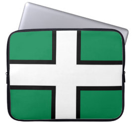 Flagge von Devon (Landkreis des Vereinigten Königr Laptopschutzhülle