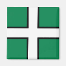 Flagge von Devon (Landkreis des Vereinigten Königr Magnet