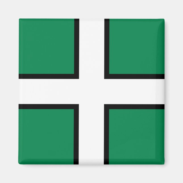 Flagge von Devon (Landkreis des Vereinigten Königr Magnet (Vorne)