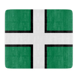 Flagge von Devon (Landkreis des Vereinigten Königr Schneidebrett