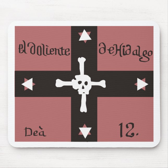 Flagge von Doliente De Hidalgo Mousepad (Vorne)