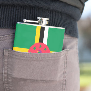 Flagge von Dominica Flachmann