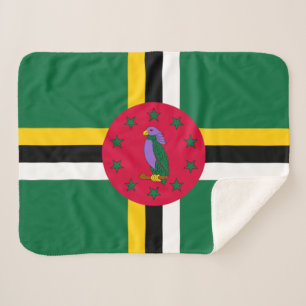 Flagge von Dominica Sherpadecke