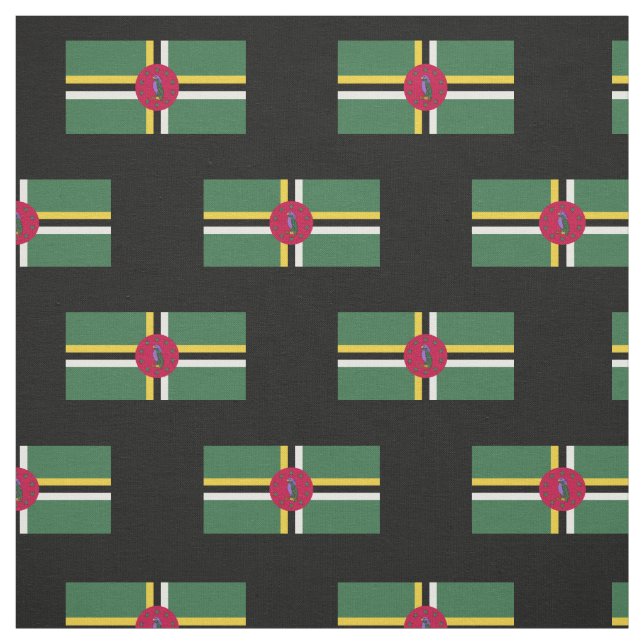 Flagge von Dominica Stoff (Muster)