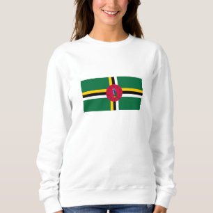 Flagge von Dominica Sweatshirt
