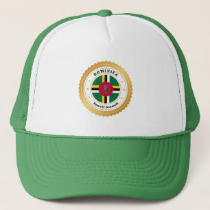 Flagge von Dominica Truckerkappe