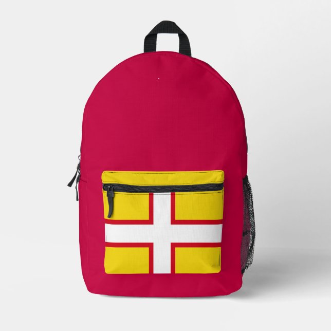 Flagge von Dorset  Bedruckter Rucksack (Vorderseite)