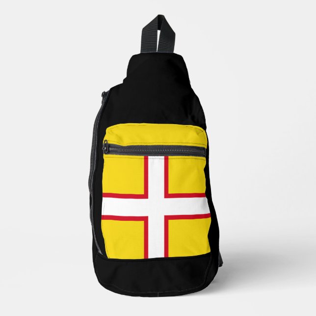 Flagge von Dorset  Crossbody Bag (Vorderseite)