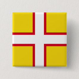 Flagge von Dorset (Landkreis des Vereinigten König Button