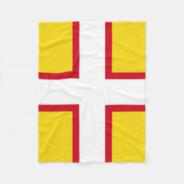 Flagge von Dorset (Landkreis des Vereinigten König Fleecedecke