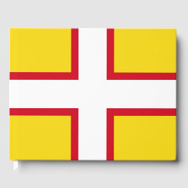 Flagge von Dorset (Landkreis des Vereinigten König Gästebuch