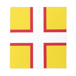 Flagge von Dorset (Landkreis des Vereinigten König Notizblock