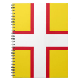 Flagge von Dorset (Landkreis des Vereinigten König Notizblock