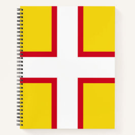Flagge von Dorset (Landkreis des Vereinigten König Notizbuch