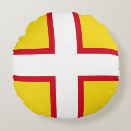 Flagge von Dorset (Landkreis des Vereinigten König Rundes Kissen