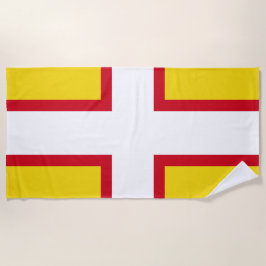 Flagge von Dorset (Landkreis des Vereinigten König Strandtuch