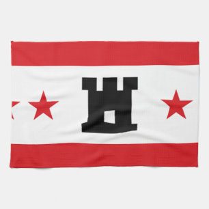 Flagge von Drenthe Küchentuch