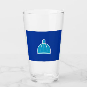 Flagge von Durban (Südafrika) Glas