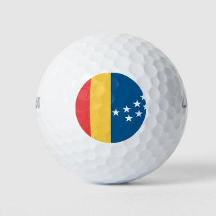 Flagge von Durham, North Carolina Golfball