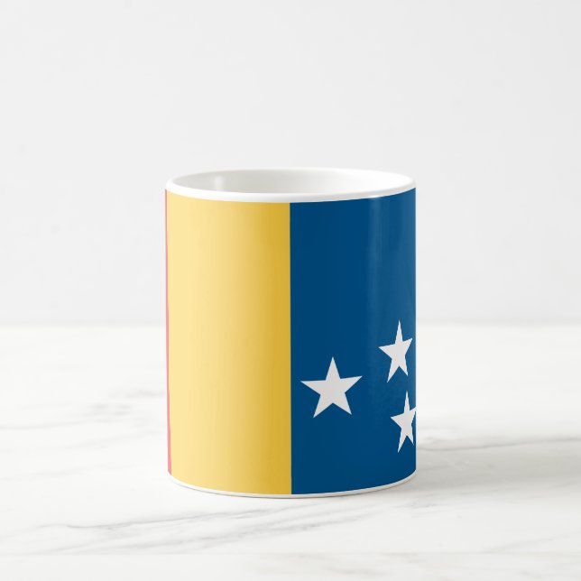 Flagge von Durham, North Carolina Kaffeetasse (Mittel)