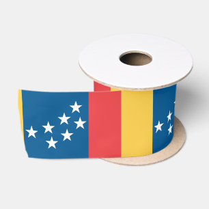 Flagge von Durham, North Carolina Satinband