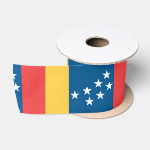Flagge von Durham (North Carolina, USA) Satinband