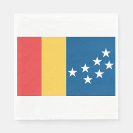 Flagge von Durham (North Carolina, USA) Serviette