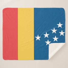 Flagge von Durham (North Carolina, USA) Sherpadecke