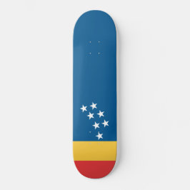 Flagge von Durham (North Carolina, USA) Skateboard